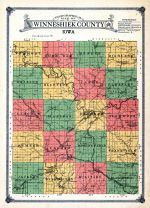 County Map, Winneshiek County 1915